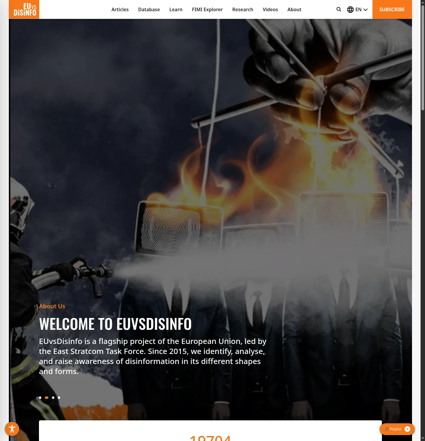 EUvsDisinfo — a disinformation case page with evidence records